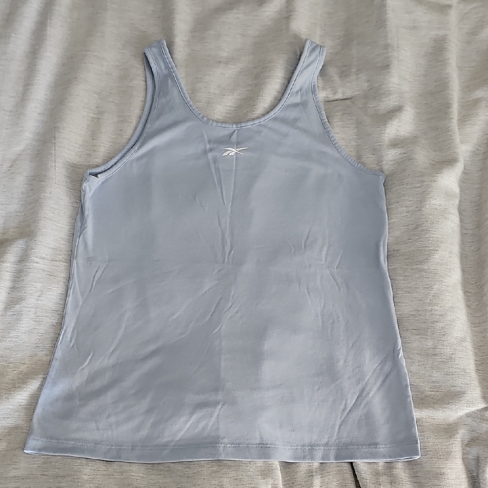 Reebok Women's Light Blue Tank Top